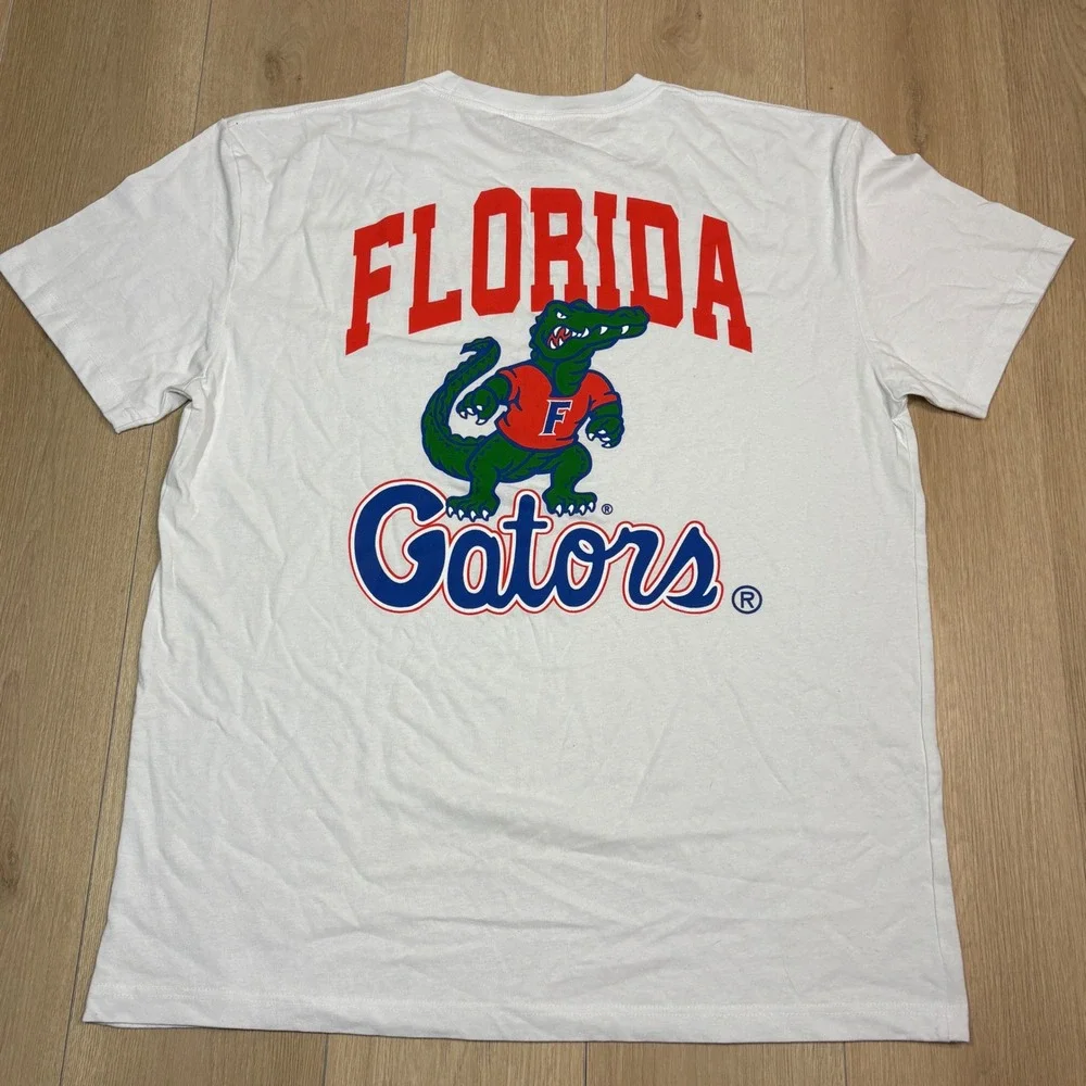 Park Fields Florida Gators T-Shirt Mens XL White Short Sleeve Graphic Tee NWT